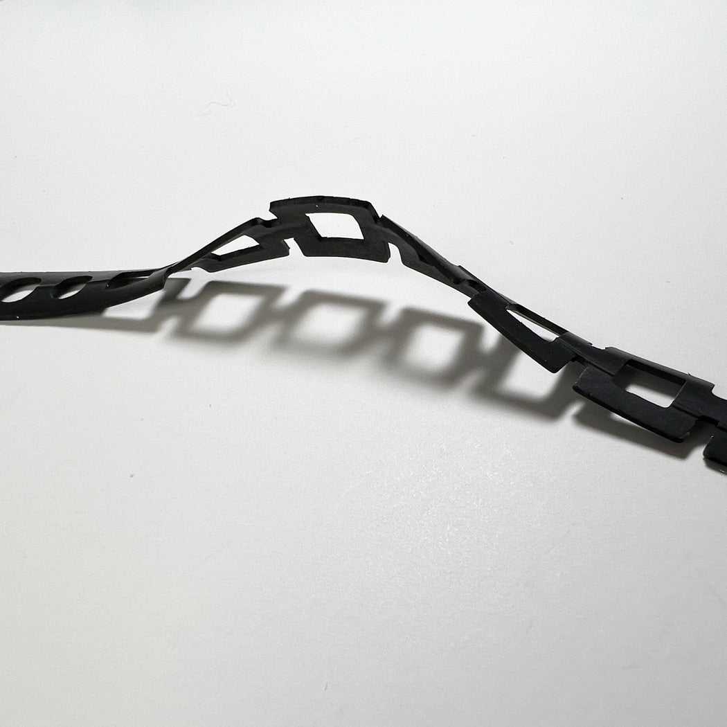 View of Black Chain Bracelet with Shadow | Geometric Bracelet | Kaden & Kai