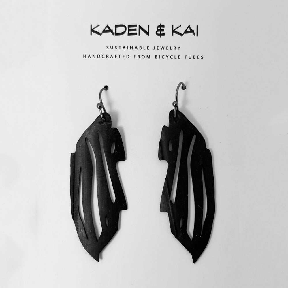 Zebra Earrings on Display Card | Animal Print Earrings | Kaden & Kai