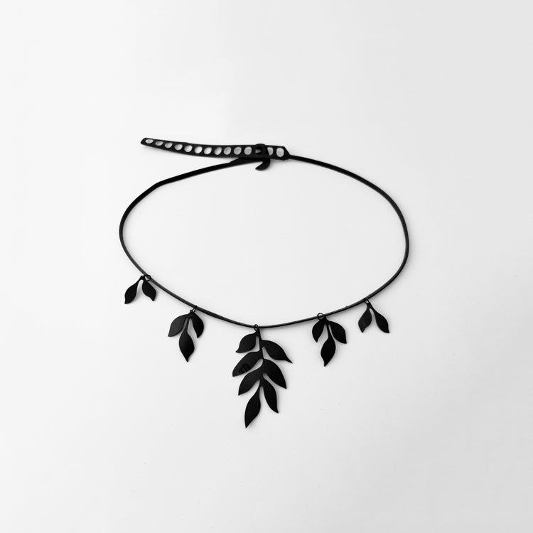 Cascading Vine Charm Necklace
