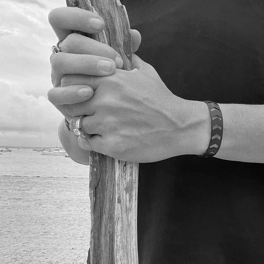 Angel Fish Bicycle Tube Bracelet