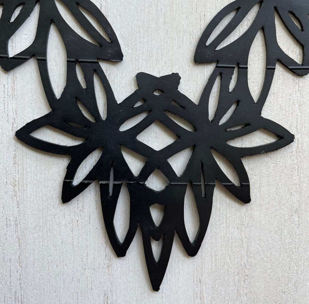 Wild Flower Bicycle Tube Necklace