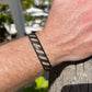 Diver Down Bicycle Tube Bracelet on Male Wrist | Geometric Bracelet | Kaden & Kai