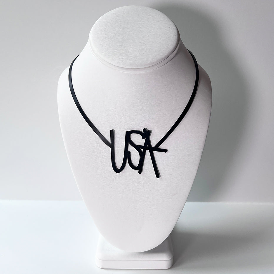 USA Graffiti Necklace