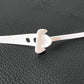 3 Hole Necklace handcrafted in White Verdasil® | Verdari Performance Jewelry |  KADEN & KAI®