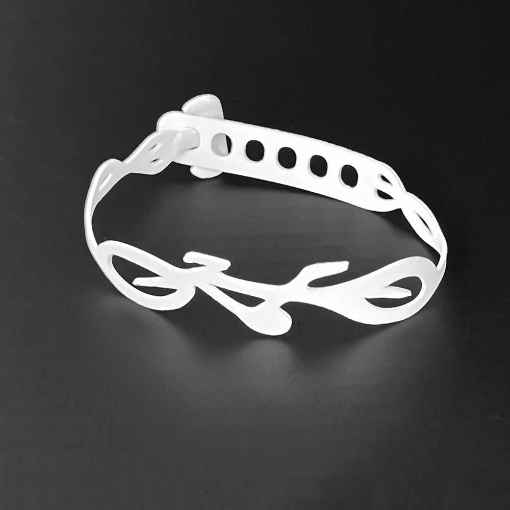 Annemiek Bracelet handcrafted in White Verdasil® | Verdari - Designed for Motion | Performance Jewelry |  KADEN & KAI®