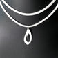 Annemiek_Eclipse_Double_Corded_Necklace_Closeup_White_Verdasil | Verdari Performance Jewelry |  KADEN & KAI®