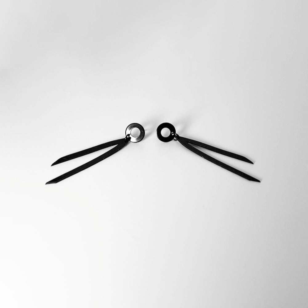 Artemis Earrings Handcrafted with Black Verdasil® | Verdari Performance Jewelry | KADEN & KAI®