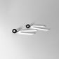 Artemis Earrings Handcrafted with White Verdasil® | Verdari Performance Jewelry | KADEN & KAI®