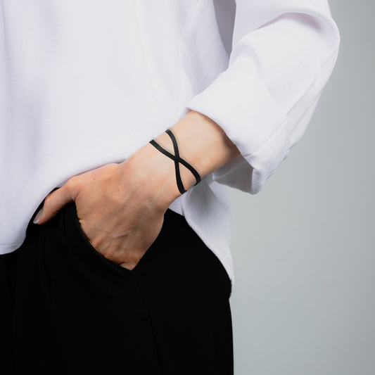 Artemis Bracelet Handcrafted with Black Verdasil | Verdalure | Performance Jewelry