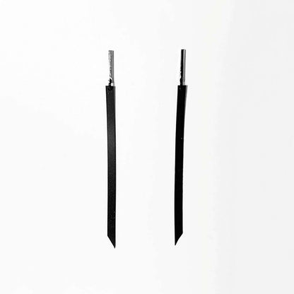 Astra Earrings handcrafted in Black Verdasil® | Verdari - Designed for Motion | Sustainable Fashion Jewelry |  KADEN & KAI®