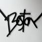 Boston Graffiti Necklace