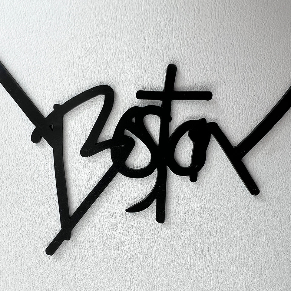 Boston Graffiti Necklace