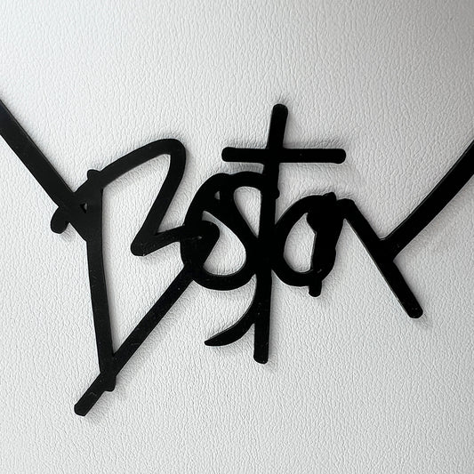 Boston Graffiti Necklace