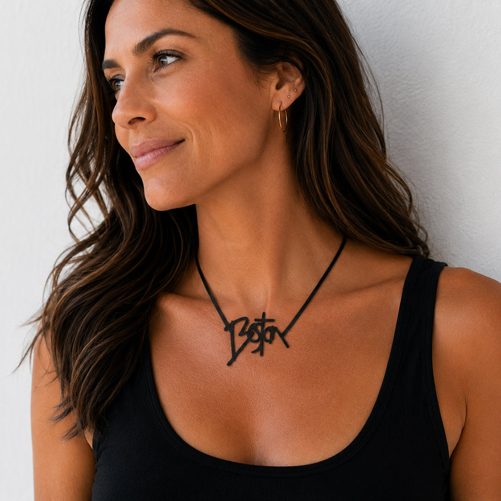 Boston Sketch Necklace