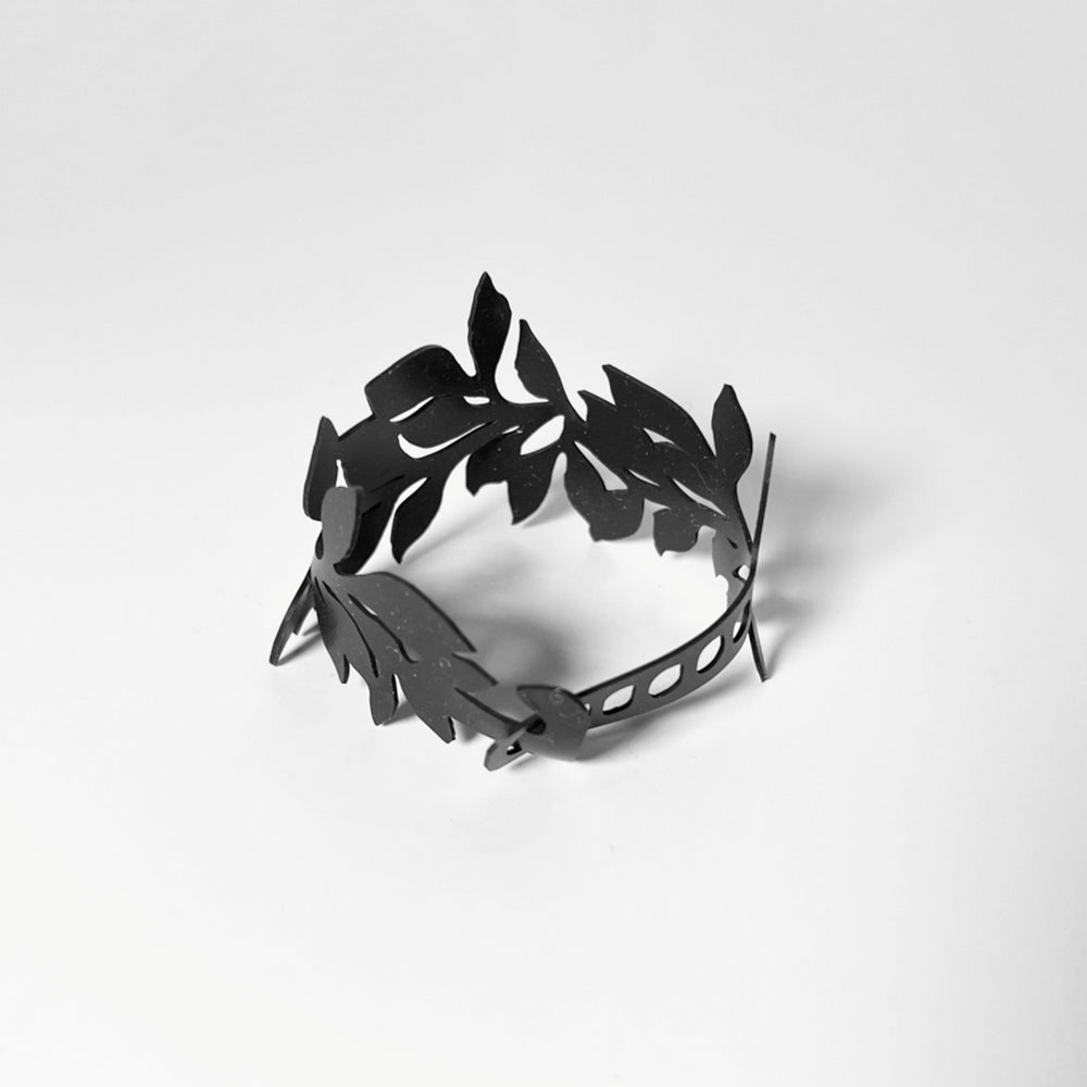 Cascading Vine Earrings handcrafted in Black Verdasil® | Verdacious - Bold By Design | Sustainable Fashion Jewelry |  KADEN & KAI®