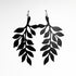 Cascading Vine Earrings handcrafted in Black Verdasil® | Verdacious - Bold By Design | Sustainable Fashion Jewelry |  KADEN & KAI®
