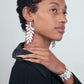 Cascading Vine Earrings and Bracelet handcrafted in White Verdasil® | Verdacious - Bold By Design | Sustainable Fashion Jewelry |  KADEN & KAI®