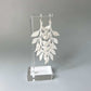 Cascading Vine Earrings handcrafted in White Verdasil® | Verdacious - Bold By Design | Sustainable Fashion Jewelry |  KADEN & KAI®