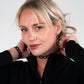 Chain Reaction Earrings, Bracelet and Choker handcrafted in Black Verdasil® | Verdari Performance Jewelry |  KADEN & KAI®