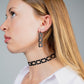 Chain Reaction Bicycle Tube Earrings