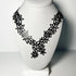 Daisy Necklace handcrafted in Black Verdasil® | Verdari Performance Jewelry |  KADEN & KAI®