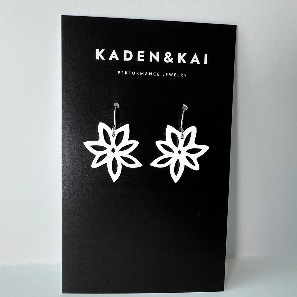Daisy Button Earrings