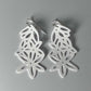Daisy Earrings handcrafted in White Verdasil® | Verdalure - Designs That Elevate | Performance Jewelry |  KADEN & KAI®