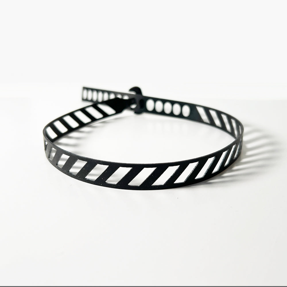 Diver Down Choker handcrafted in Black Verdasil® | Verdari - Designed for Motion | Performance Jewelry |  KADEN & KAI®