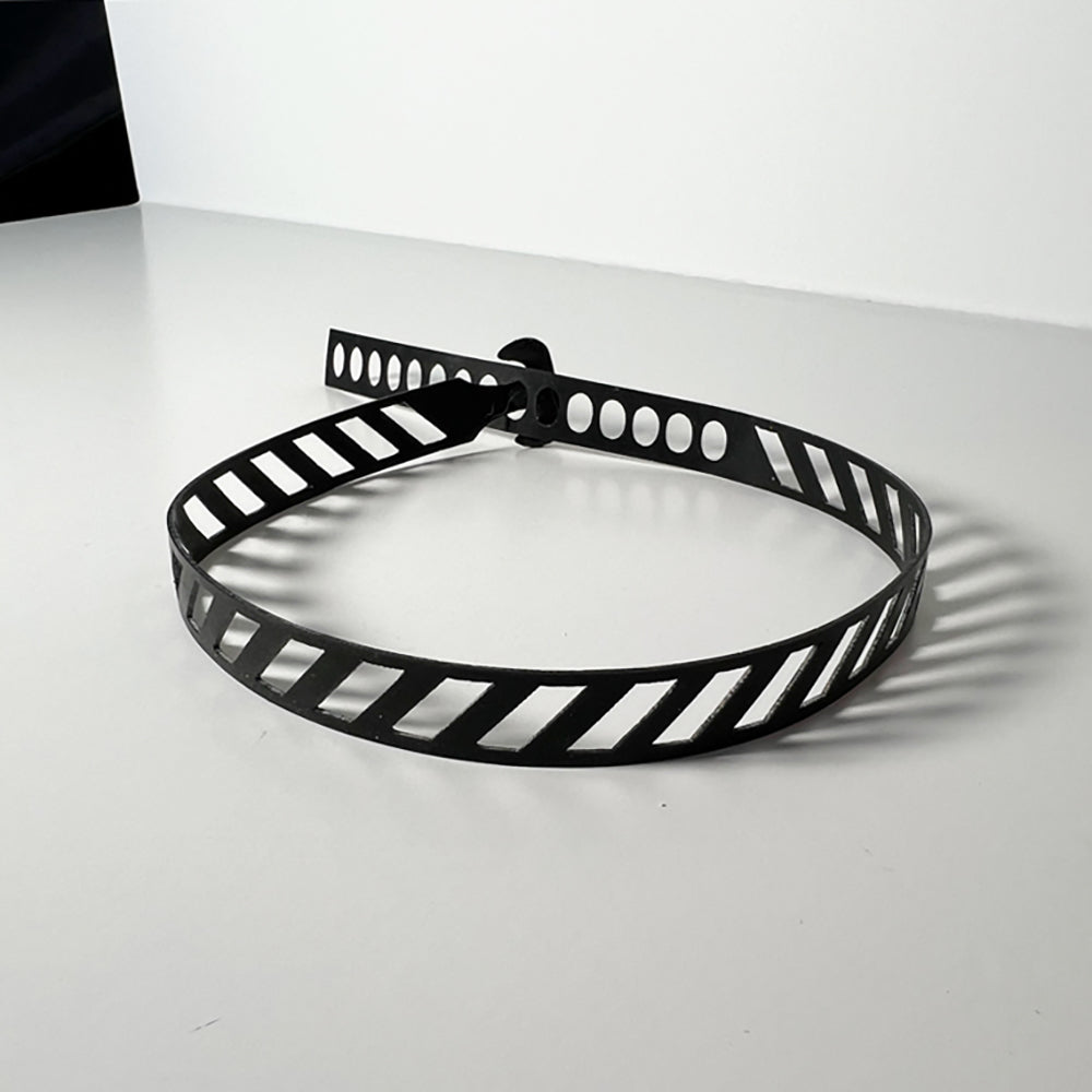 Diver Down Choker handcrafted in Black Verdasil® | Verdari - Designed for Motion | Performance Jewelry |  KADEN & KAI®