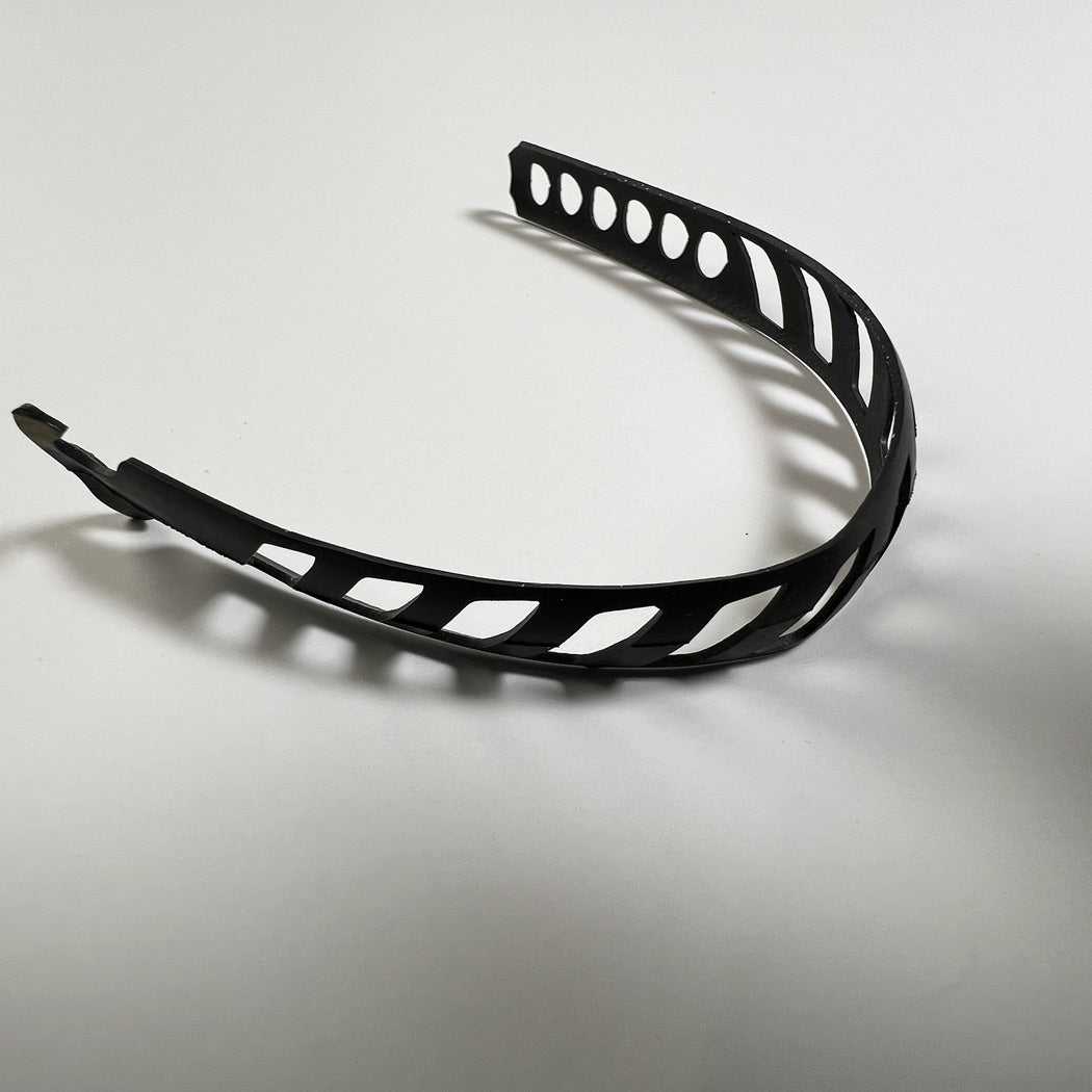 Front View of Diver Down Bicycle Tube Geometric Bracelet | Sustainable Fashion Jewelry | Kaden & Kai