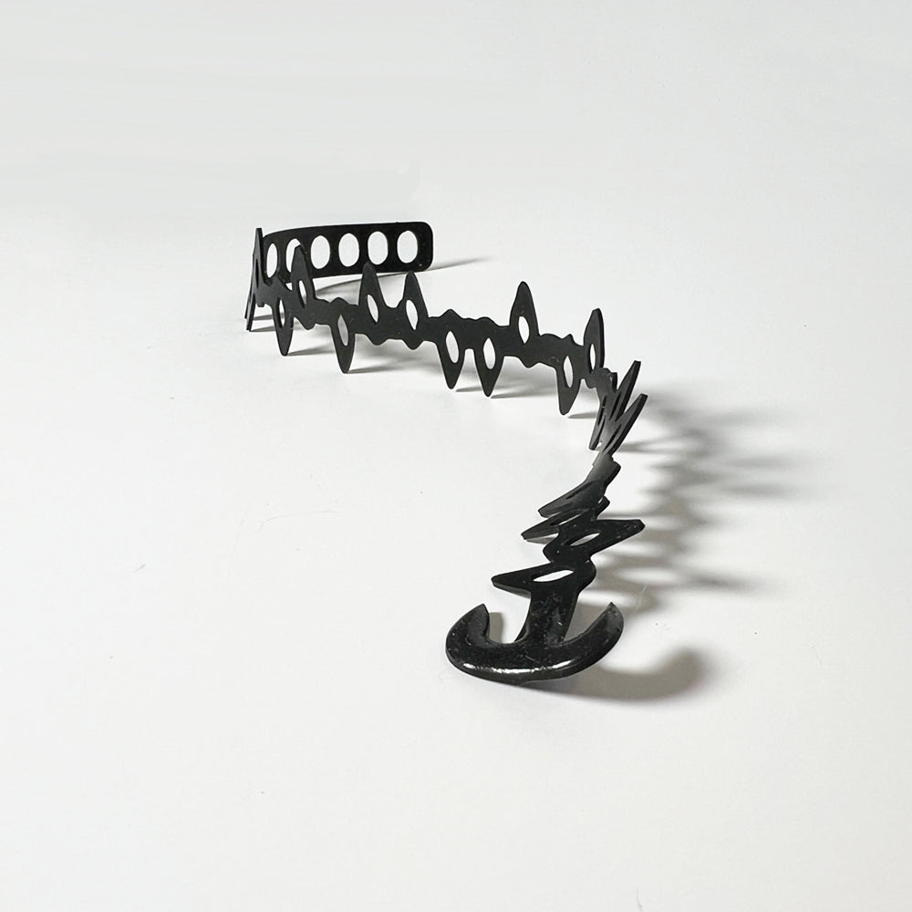 Fang Bracelet handcrafted in Black Verdasil® | Verdacious - Bold By Design | Performance Jewelry |  KADEN & KAI®