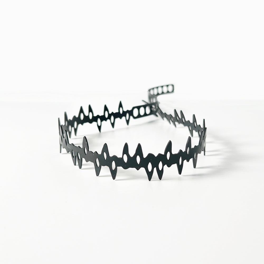 Fang Choker handcrafted in Black Verdasil® | Verdacious - Bold By Design | Performance Jewelry |  KADEN & KAI®