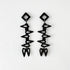 Fang Earrings handcrafted in Black Verdasil® | Verdacious - Bold By Design | Sustainable Fashion Jewelry |  KADEN & KAI®