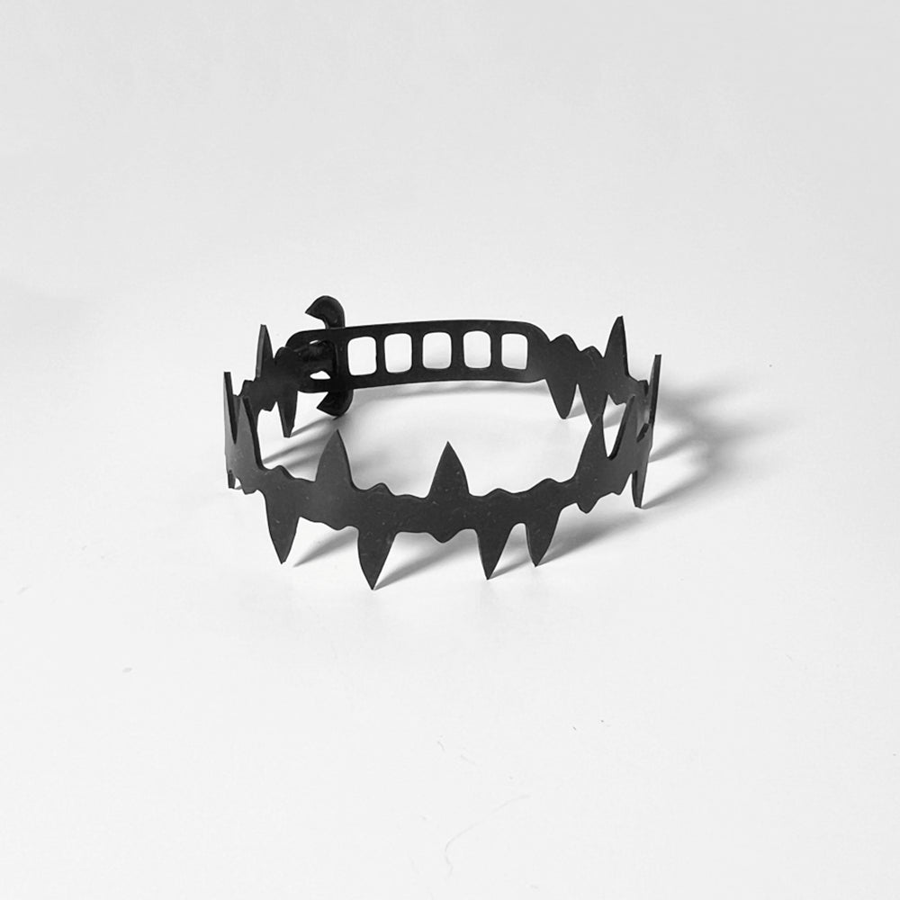 Fierce Bracelet handcrafted in Black Verdasil® | Verdacious - Bold By Design | Sustainable Fashion Jewelry |  KADEN & KAI®