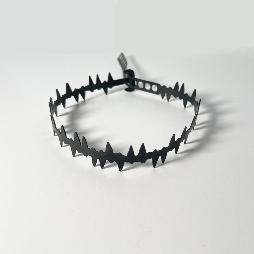 Fierce Choker handcrafted in Black Verdasil® | Verdacious - Bold By Design | Sustainable Fashion Jewelry |  KADEN & KAI®