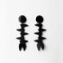 Fierce Earrings handcrafted in Black Verdasil® | Verdacious - Bold By Design | Performance Jewelry |  KADEN & KAI®