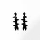 Fierce Earrings handcrafted in White Verdasil® | Verdacious - Bold By Design | Performance Jewelry |  KADEN & KAI®