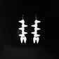 Fierce Earrings handcrafted in White Verdasil® | Verdacious - Bold By Design | Performance Jewelry |  KADEN & KAI®