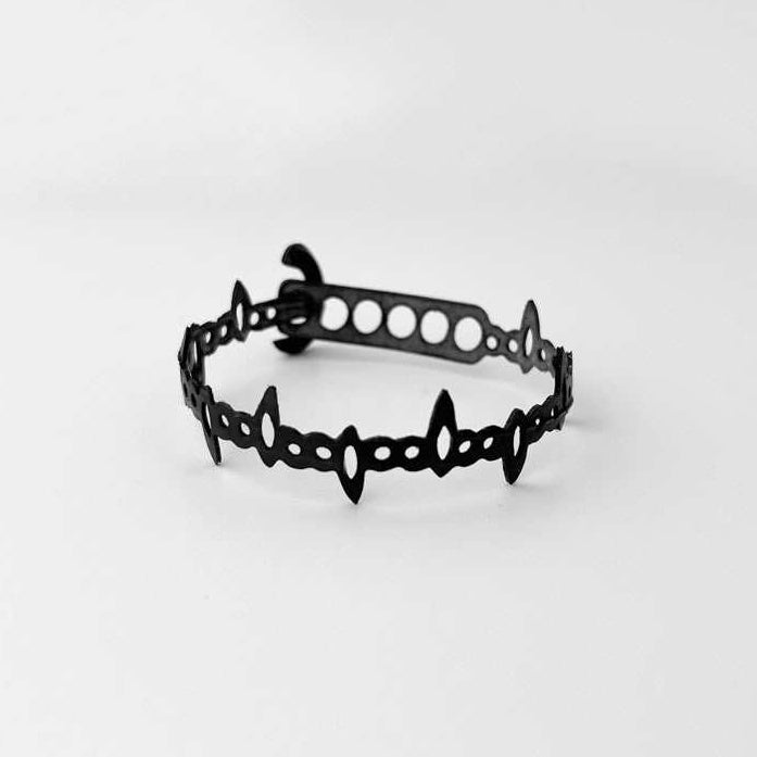 Fierce Tribal Bracelet handcrafted in Black Verdasil® | Verdacious - Bold By Design | Performance Jewelry |  KADEN & KAI®