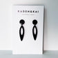 Fierce Tribal Earrings handcrafted in Black Verdasil® | Verdari Performance Jewelry |  KADEN & KAI®