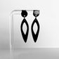 Fierce Tribal Earrings handcrafted in Black Verdasil® | Verdacious - Bold By Design | Sustainable Fashion Jewelry |  KADEN & KAI®
