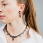 Fierce Tribal Necklace and Earrings handcrafted in Black Verdasil® | Verdari Performance Jewelry |  KADEN & KAI®
