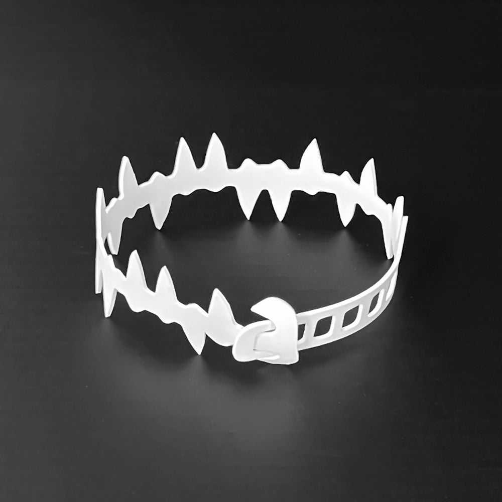 Fierce Bracelet handcrafted in White Verdasil® | Verdacious - Bold By Design | Sustainable Fashion Jewelry |  KADEN & KAI®