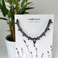 Fierce Tribal Necklace on Display Card | Upcycled Necklace | Kaden & Kai