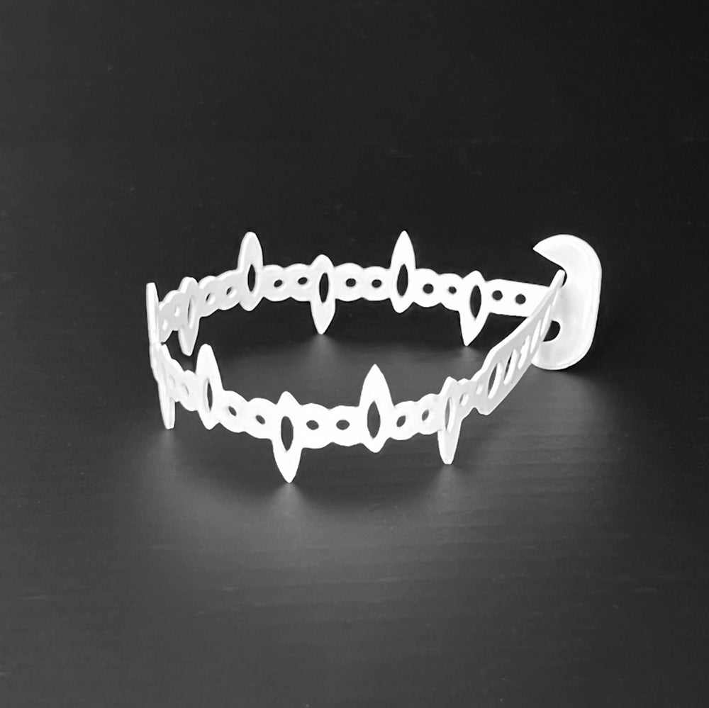 Fierce Tribal Bracelet handcrafted in White Verdasil® | Verdacious - Bold By Design | Performance Jewelry |  KADEN & KAI®