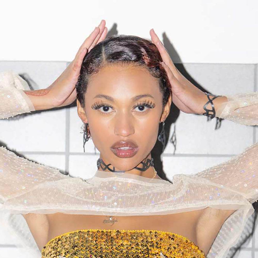 Fire+Whimsy Earrings and Pure Whimsy Choker handcrafted in Black Verdasil® | Verdalure - Designs That Elevate | Sustainable Fashion Jewelry |  KADEN & KAI®