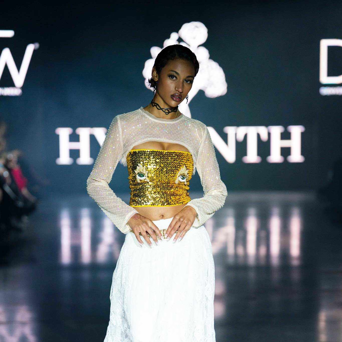 Fire+Whimsy Earrings and Pure Whimsy Choker handcrafted in Black Verdasil® | Verdalure - Designs That Elevate | Sustainable Fashion Jewelry |  KADEN & KAI®