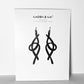 Fire+Whimsy Earrings handcrafted in Black Verdasil® | Verdalure - Designs That Elevate | Sustainable Fashion Jewelry |  KADEN & KAI®