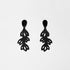 Isla Teardrop Earrings handcrafted in Black Verdasil® | Verdari Performance Jewelry |  KADEN & KAI®