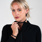 Isla Choker and 1.35" Floral Earrings handcrafted in Black Verdasil® | Verdari Performance Jewelry |  KADEN & KAI®